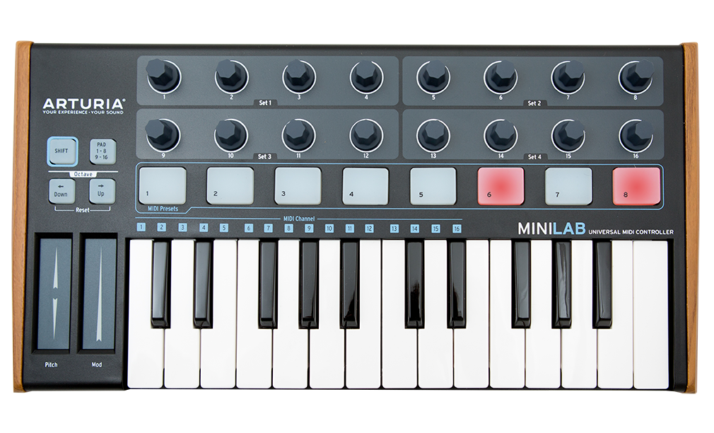 Arturia MiniLab 3 Hybrid Keyboard Controller Black